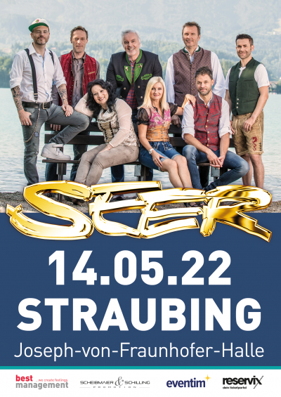 Plakat für Konzert der "SEER" am 14.05.2022 in Straubing